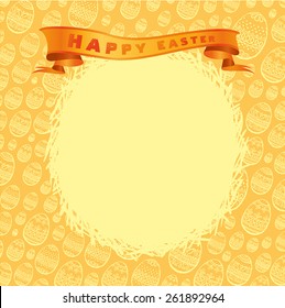 Background for Easter cards. Happy Easter.