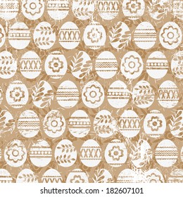 background with easter eggs, vector