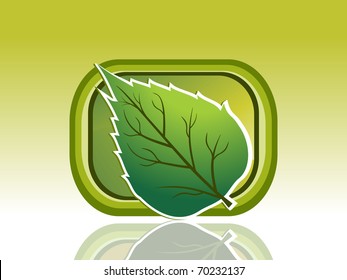 background with ecology icons, vector illustration