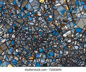 Background editable vector illustration of a colorful cracked grunge pattern