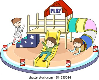 background of education for children in playground
