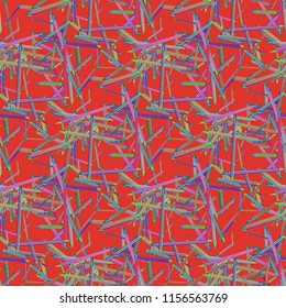 Background education multicolor pencil chaos seamless.