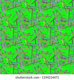 Background education multicolored pencil chaos seamless.