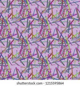 Background education multicolored pencil chaos seamless.