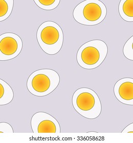 background with egg halves