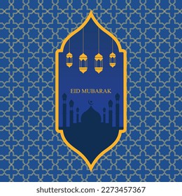 background Eid al-Fitr, eid mubarak. Suitable to place on content with that theme