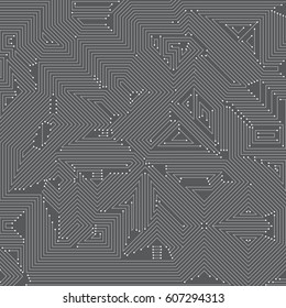 Background of electrical circuit. Vector illustration