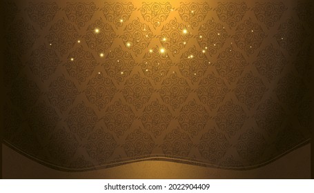 Background elegant creative thai pattern modern.