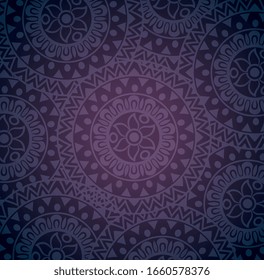 background of elegant mandalas flowers vector illustration design