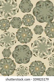 Background with elegant ornament for the invitations, booklets, calendars, greeting cards. Vector.