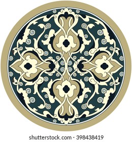 Background with elegant ornament for the invitations, booklets, calendars, greeting cards. Vector.