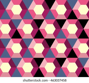 background with elements of the triangular pattern for fabrics or paper
