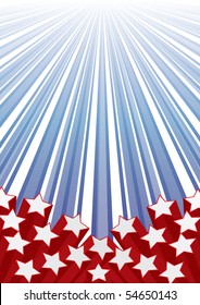 Background with elements of USA flag, vector illustration eps 10.0