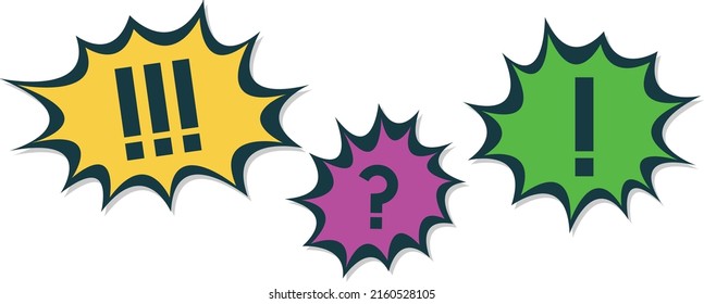 background with emoticon speech bubble. Vector bright dynamic cartoon illustration in retro pop art style  background.