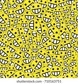 background of emoticons yellow