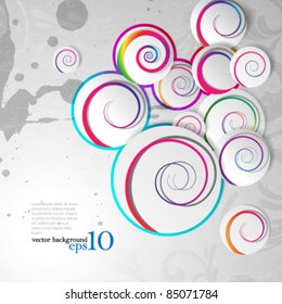 Background- Eps10 Vector Swirls Illustration