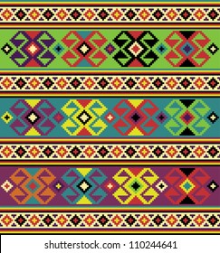 Background with ethnic motifs. Seamless pattern