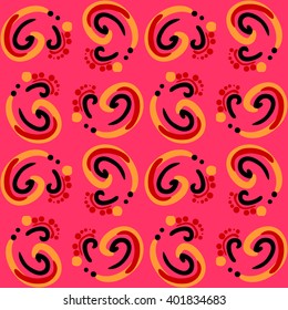 background with ethnic motifs seamless pattern