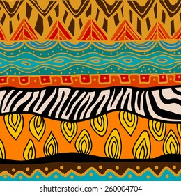 Background with ethnic ornament