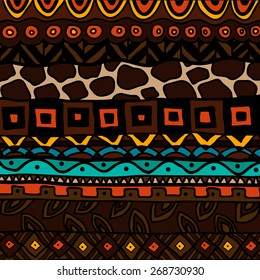 Background with ethnic ornament