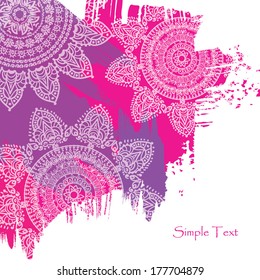 background in ethnic style