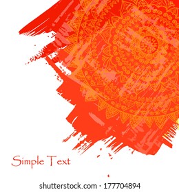 background in ethnic style