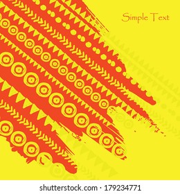 background in ethnic style