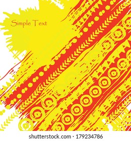 background in ethnic style
