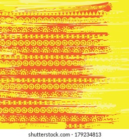 background in ethnic style