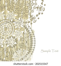background in ethnic style