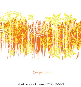background in ethnic style