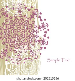 background in ethnic style