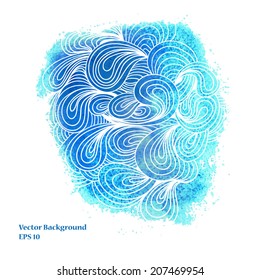 background in ethnic style