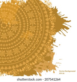 background in ethnic style