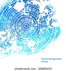 background in ethnic style