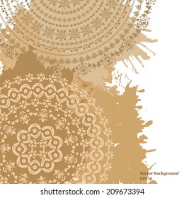 background in ethnic style