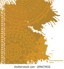 background in ethnic style