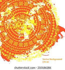 background in ethnic style