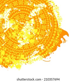 background in ethnic style
