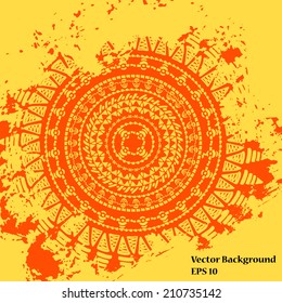 background in ethnic style