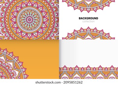 Ethischer Hintergrund mit Mandala