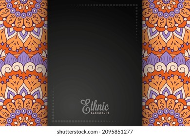 Background ethnic style with mandala