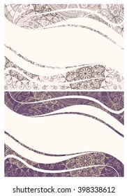 Background in ethnic traditional style. Background pattern of mandalas and paisley in Indian style.