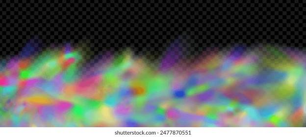 Background of an explosion of colorful smoke clouds.Multicolor fog with blue and yellow particles.Explosions of color powder.