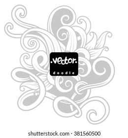Background. Exquisite design. Space for your logo. Floral pattern. Plexus leaves on a white background. Central composition.