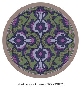 Background of exquisite ornament. Vector.