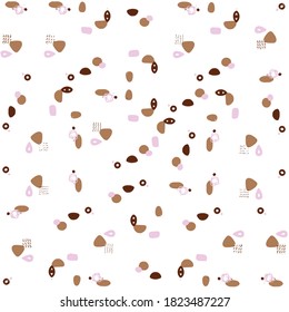Background eyes round pink brown white