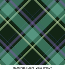 Background fabric check of texture pattern seamless with a textile plaid tartan vector in black and light colors