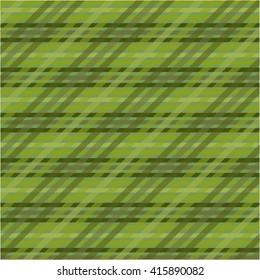 Background, fabric in a green slanting cage  