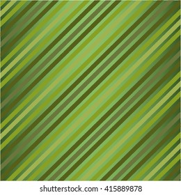 Background, fabric in a green slanting strip